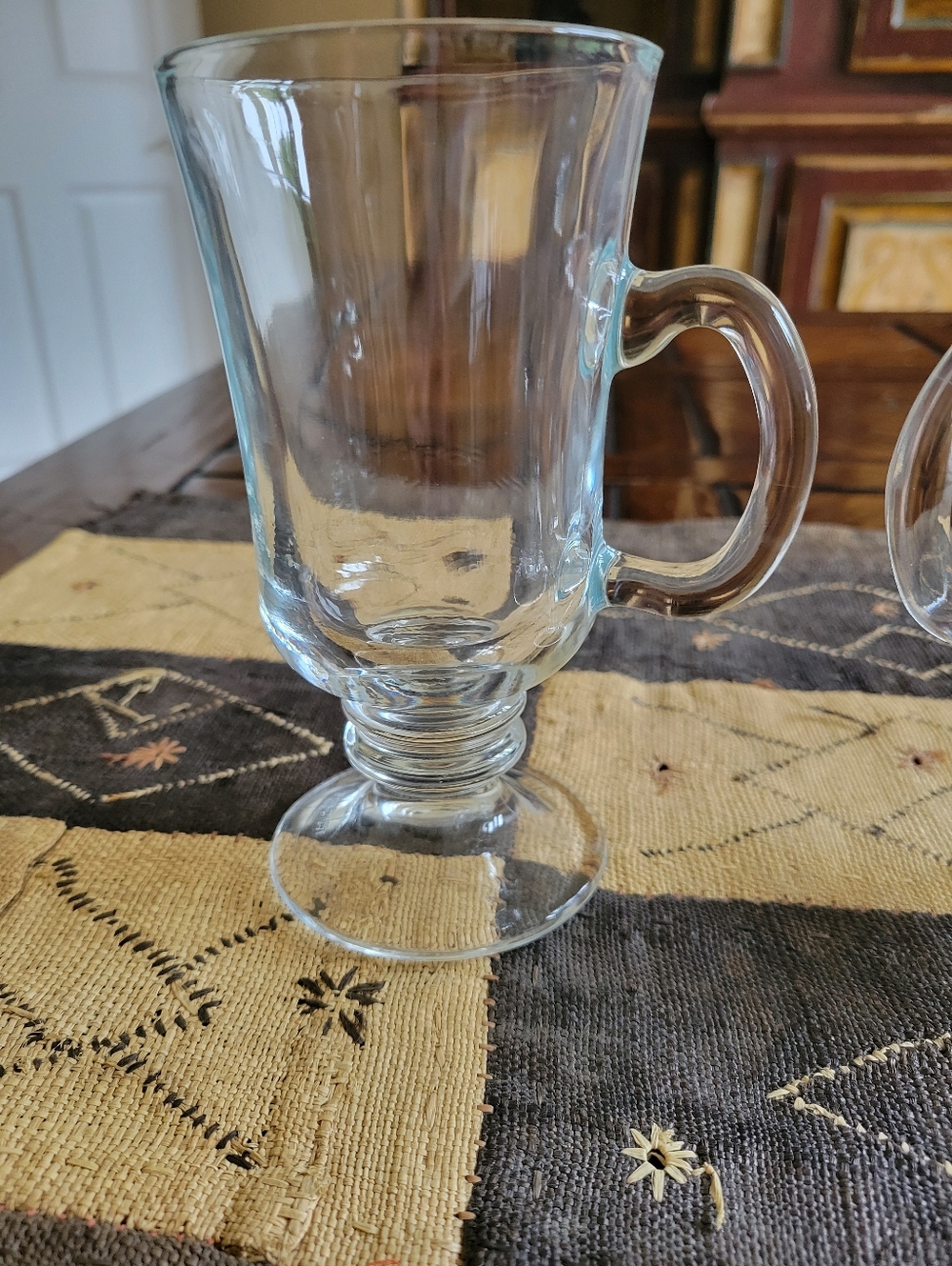 Set Of 4 Glass Coffee Glasses